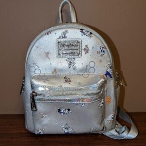 Disney Silver Mini Backpack
